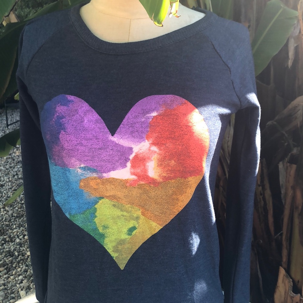 Chaser Rainbow Heart ❤️ 💜 💙 sweatshirt